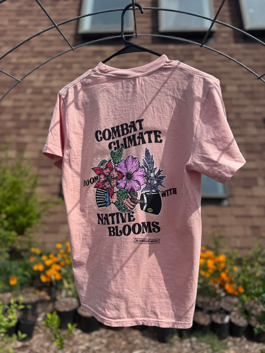 Bloomsday Climate Doom Tee - Peachy