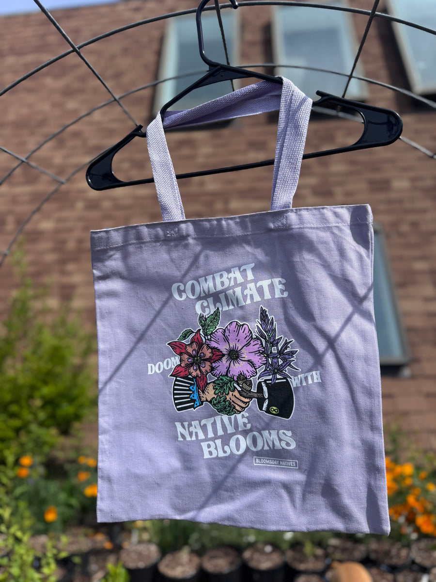 Bloomsday Climate Doom Tote - Lavender