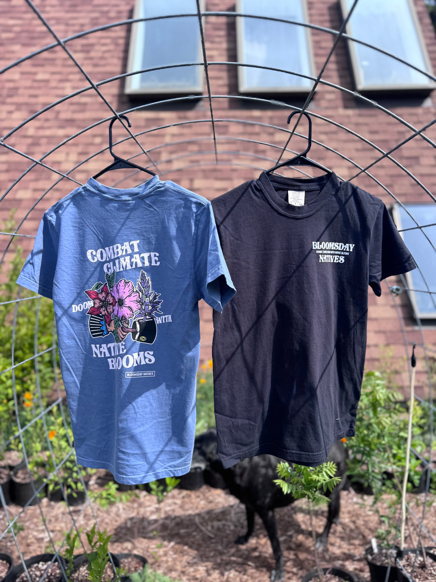 Bloomsday Climate Doom Tee - Blue Jean