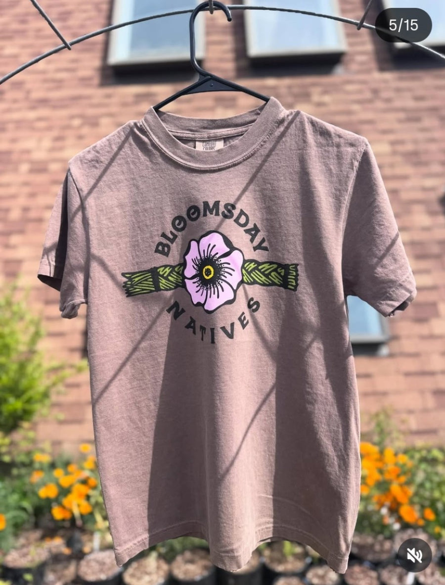 Bloomsday Nootka Rose Tee - Espresso